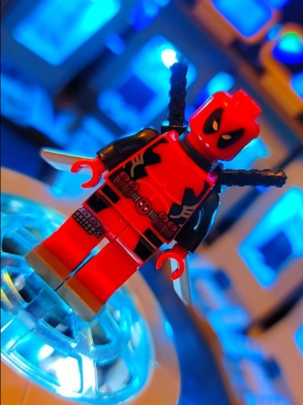 Deadpool Minifigure Lego Compatible